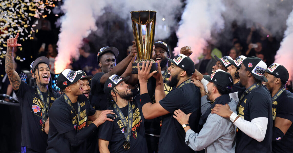 Knicks rally past Spurs to win 2025 NBA Cup