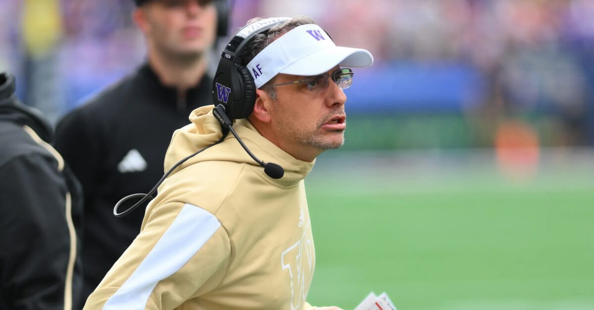 Huskies’ future is bright—if Jedd Fisch stays