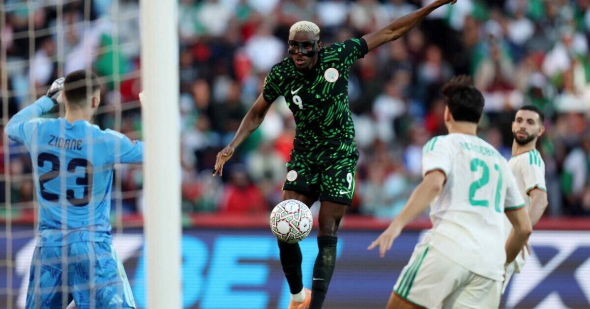 Osimhen stars as Nigeria beat Algeria, reach AFCON semis vs Morocco