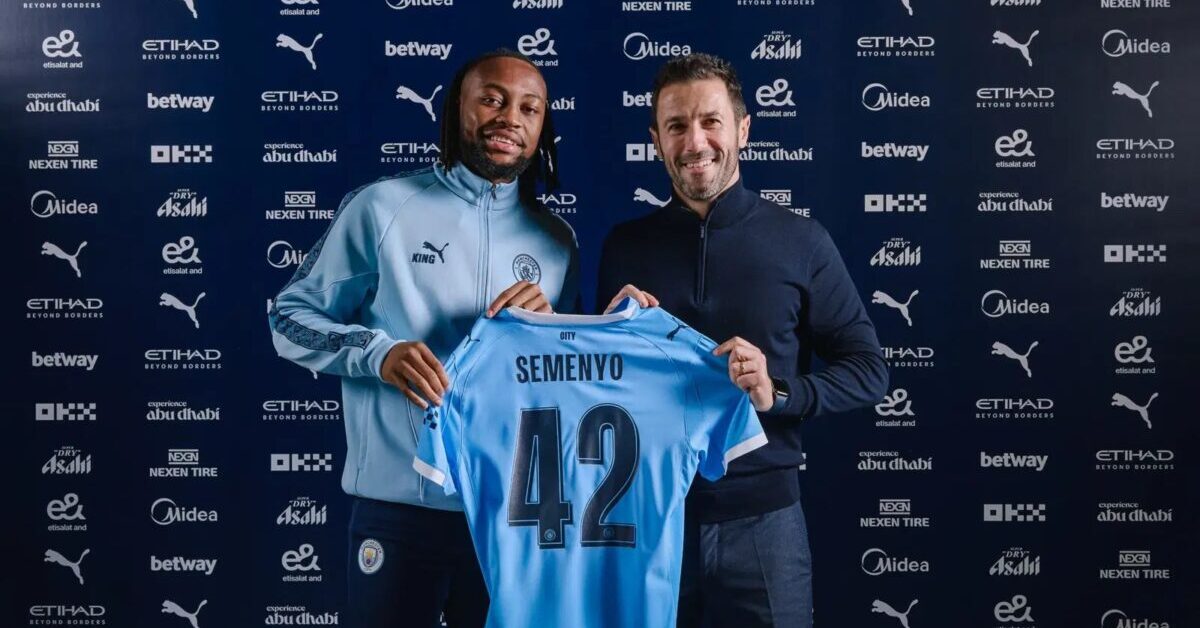Man City sign Antoine Semenyo as iconic shirt returns